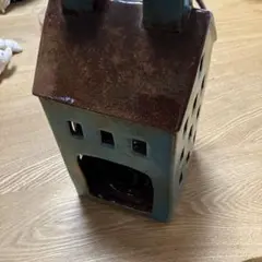 家型陶器キャンドルホルダー