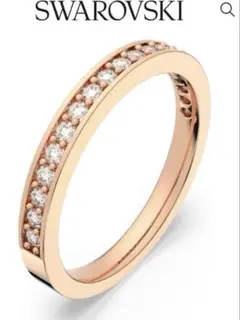 SWAROVSKI ローズゴールドトーン Matrix リング　58