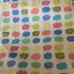 COTTON こばやし　カラフル雲模様 生地　1m