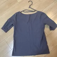 OPAQUE.CLIP グレー　くすみブルー　 半袖Tシャツ