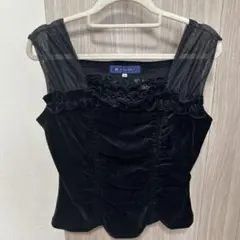 M's Gracy ブラックキャミソール 40