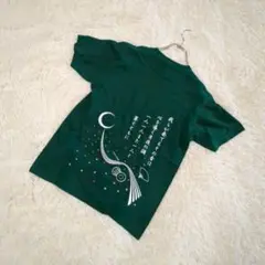 【プリントスター】両面プリント　ラウンドネック　半袖Tシャツ　綿100% 緑　S
