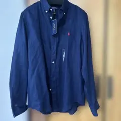 タグ付き　試着のみ　キッズ　ラルフローレン　リネンシャツ　XL