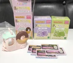 ファミリーマート　シルバニアくじ　E賞ドーナツワゴン　F賞スイーツカー2個セット