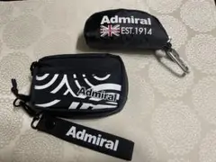 Admiral ポーチ2個セット ブラック