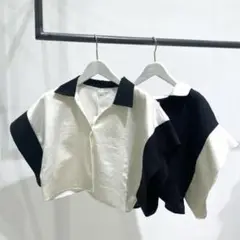 新品　テルマ　TELMA スクエアトップス　ブラック