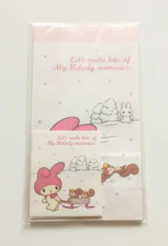 マイメロディ ペーパーバッグ コブクロセット スノー 雪遊び 未使用 2011