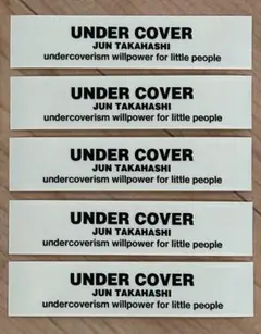 【新品未使用】UNDERCOVER 非売品ステッカー 5枚セット