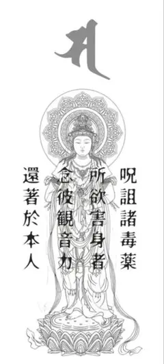 観世音菩薩　観音経呪詛返し
