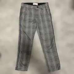 ★美品⭐︎ZARAキッズ　グレーチェック柄ズボン
