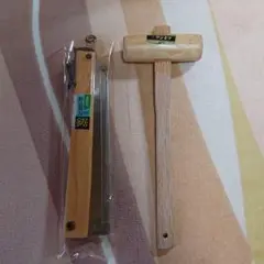 ■DIY作業用品 『ノコギリ/木製ハンマー』セット【即日発送可能】