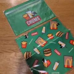 マクドナルド福袋2023 CHUMSクリーナークロス ジッパーポーチ