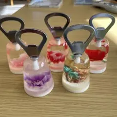 昭和レトロ 水中花 栓抜き
