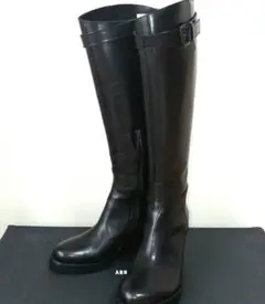 ANN DEMEULEMEESTER☆ロングブーツ38ハーフサイズ