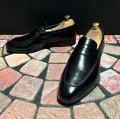 リーガル　ローファー　ペニー　コイン　23.5cm ロングノーズ　22AL 黒