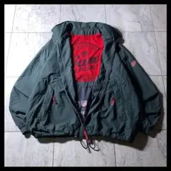 90s〜 GANT SPORT 短丈 ナイロンジャケット スイングトップ 緑