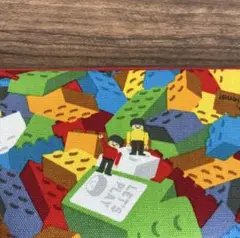 ハンドメイド　カラフル　ブロック　ロボット　ちょこっと　台形　ペンケース