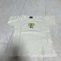 Stussy ロゴプリント ホワイトTシャツ　school