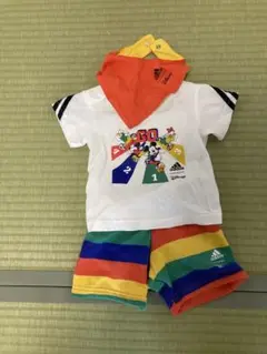 adidas Disney Tシャツ・ショートパンツセット60〜７０センチ