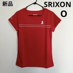 新品 SRIXON レディース テニス 半袖シャツ 赤 XL O UVカット