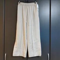 イェッカヴェッカ サイドスリットストレッチワイドパンツ F カジュアル 未使用品