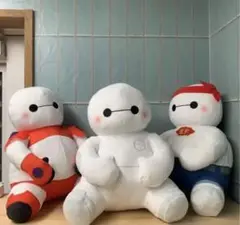 ベイマックス こてっとぺったん BIGぬいぐるみ 3種コンプセット
