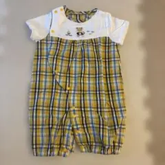 ロンパース　カバーオール　50 60 新生児　赤ちゃん　くま　ベアー　baby
