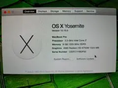 MacBook Pro Intel Core i7 本体