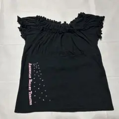 ABT バレエ黒色トップス　綿100%
