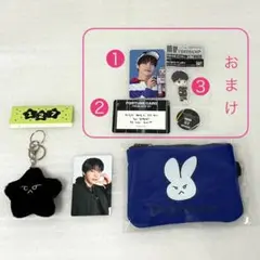 NCT127 ドヨン モメンタム 直筆イラストポーチ・黒ヒトデほか /おまけあり