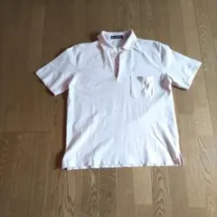 薄ピンク ポロシャツ