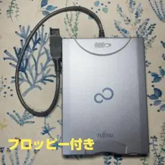 【中古、動作確認済み】FUJITSU USB フロッピーディスクドライブ
