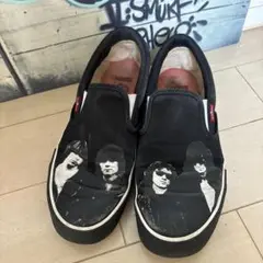 HYSTERIC GLAMOUR プリントスリッポン ブラック