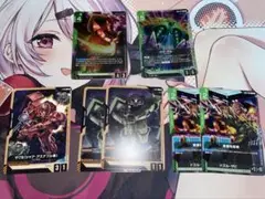 ガンダムカードゲーム LR シャア専用ゲルググ ジオン6枚おまけつき