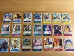 ワンピース　トレーディングカード　21枚