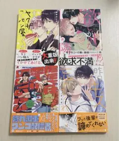 ボーイズラブ漫画 4冊セット