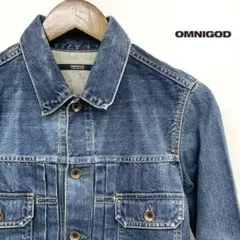 美品 OMNIGOD オムニゴッド デニムジャケット Gジャン セカンド M相当