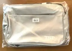 TSP シルバーチェックショルダーバッグ 新品未使用