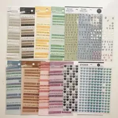 英文　アルファベット　シール
