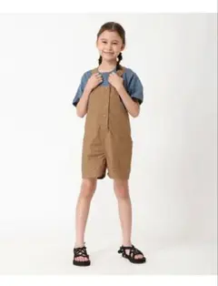 Columbia ベージュオーバーオール M