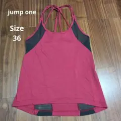 【美品】 jump one ジャンプワン タンクトップ 36 レッド