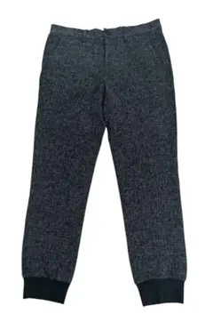 『ARMANI』 / アルマーニ グレー 極細 リブパンツ 44 Sサイズ 美品