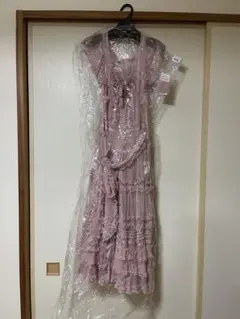 ピンクハウス 現行品 チュールタブリエ ピンク色 完売色