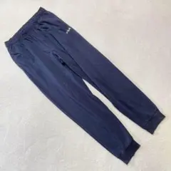 FILA ジョガーパンツ ネイビー 刺繍ロゴ ウエストゴム 人気 LLサイズ