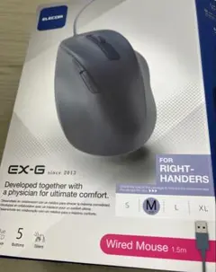 新品未使用　ELECOM EX-G Mサイズ 有線マウス