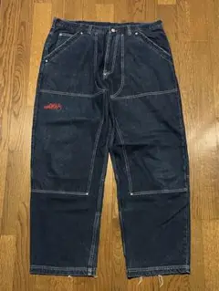 surpass design wide blue denim y2k