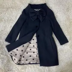 Kate Spade リボンコート ケイトスペード ロングコート ブラック
