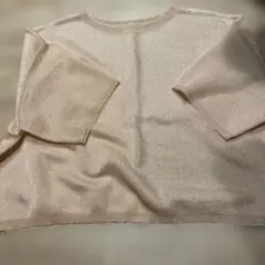 ラメ　シアートップス