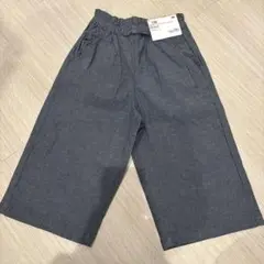 新品　ワイドパンツ　120cm 女の子　ネイビー