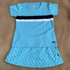 Prince テニスウェア 水色 スカート付き